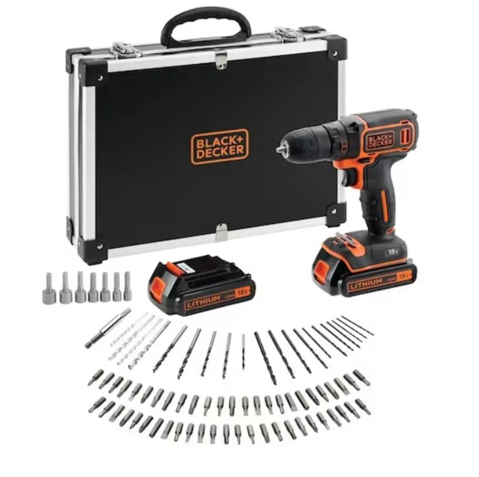 ⁨BLACK+DECKER 18V drill/driver CDC18BAFC-QW⁩ at Wasserman.eu