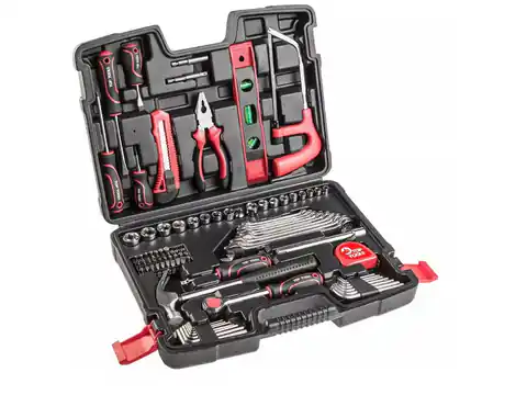 ⁨Zestaw narzędziowy Top Tools 1/4", 3/8" 100 sztuk⁩ w sklepie Wasserman.eu