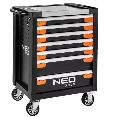 ⁨Szafka narzędziowa Neo Tools 7 szuflad Pro 174 elementy⁩ w sklepie Wasserman.eu
