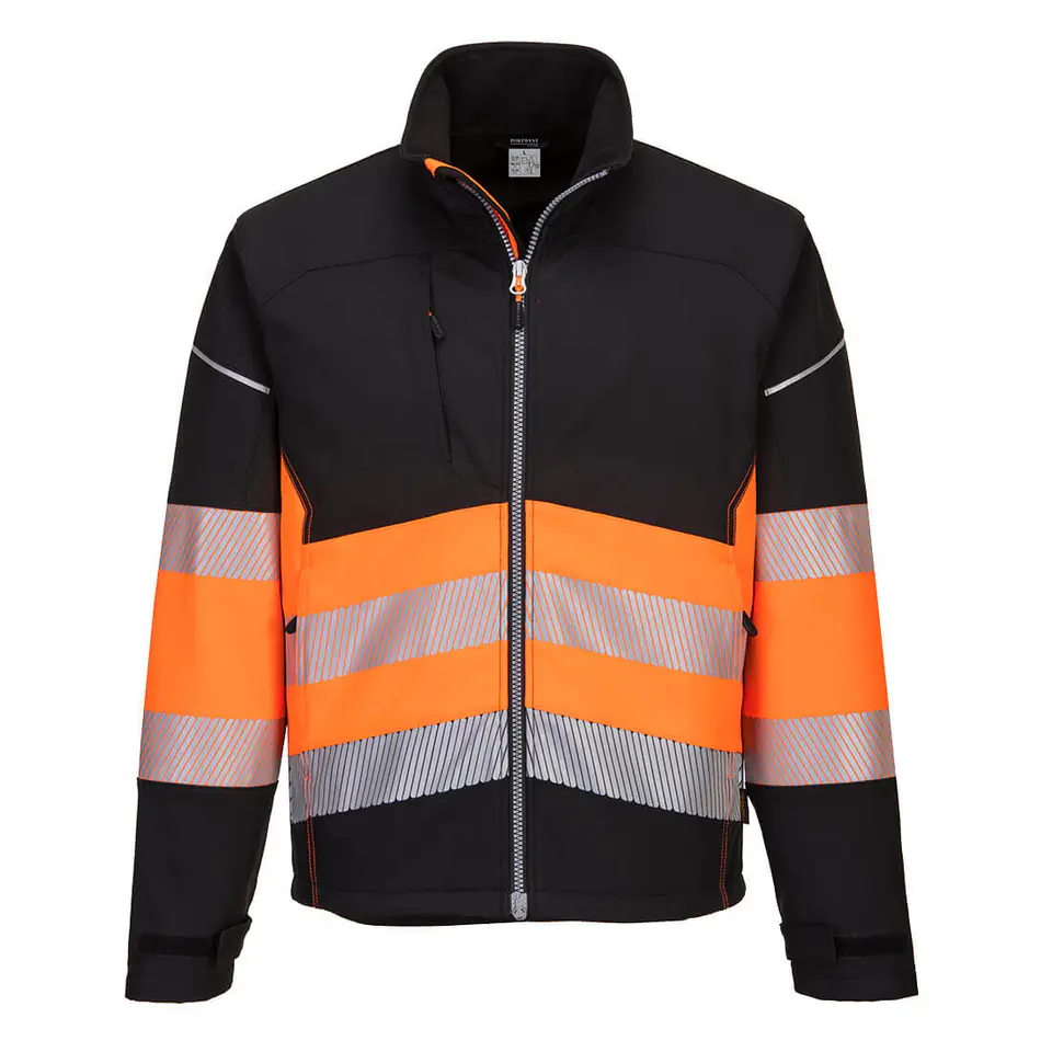 ⁨KURTKA OSTRZEGAWCZA SOFTSHELL  PW375BKO ROZMIAR S⁩ w sklepie Wasserman.eu