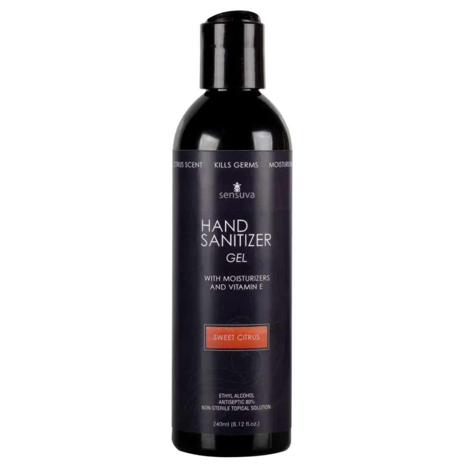⁨Sensuva Citrus Care żel antybakteryjny do rąk z witaminą E 240ml⁩ w sklepie Wasserman.eu