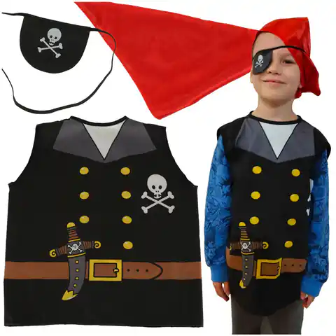 ⁨Kostium strój karnawałowy przebranie pirat żeglarz 3-8 lat⁩ w sklepie Wasserman.eu