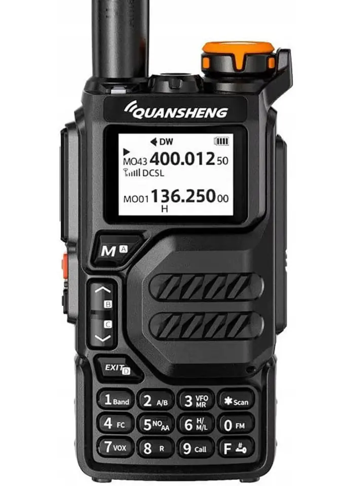 ⁨Quansheng UV-K5 5W VHF/UHF airband 50-600MHz FM USB-C⁩ w sklepie Wasserman.eu