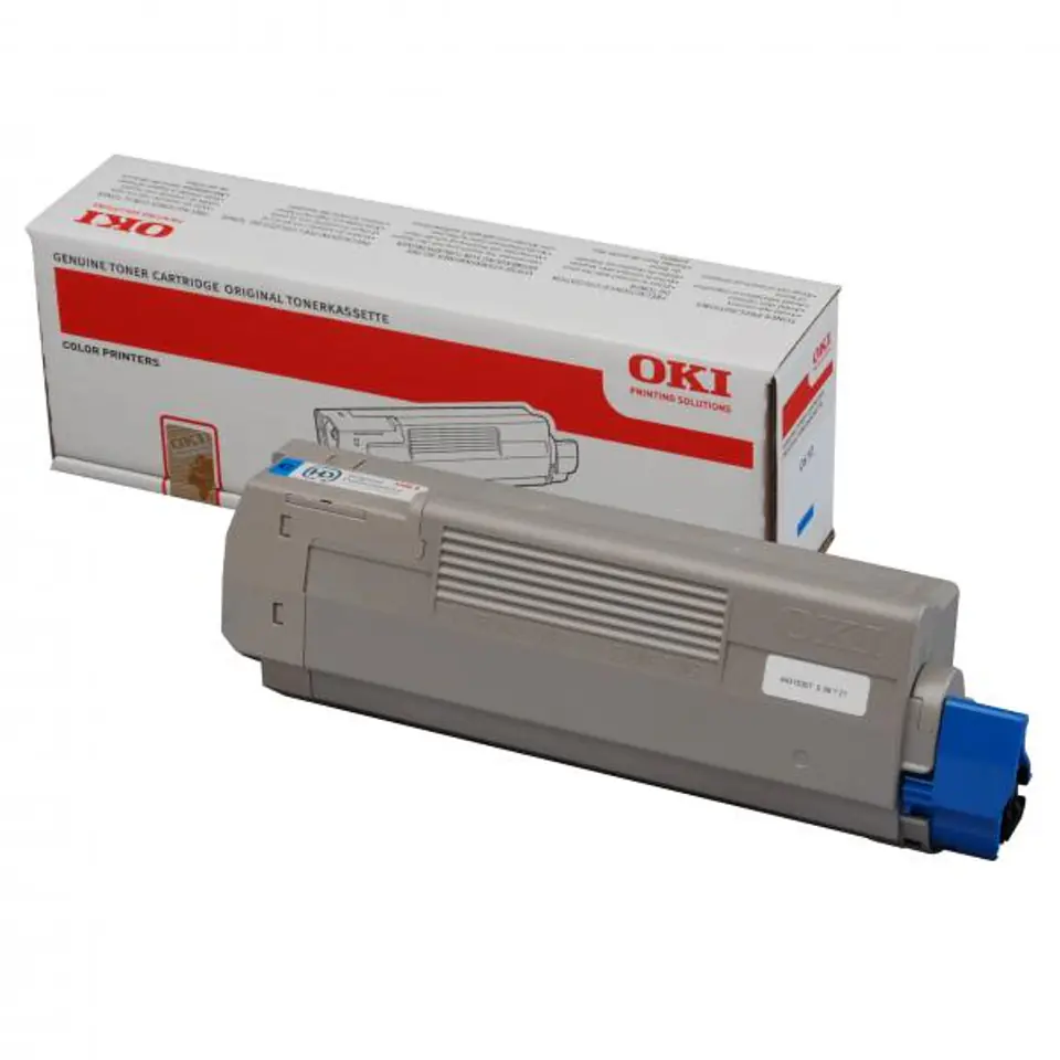 ⁨OKI oryginalny toner 44315307, cyan, 6000s⁩ w sklepie Wasserman.eu