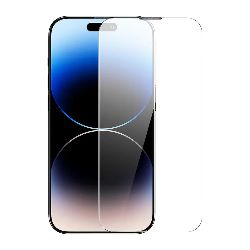 ⁨Szkło hartowane do iPhone 14 Pro Max na cały ekran z osłoną na głośnik 0.3mm⁩ w sklepie Wasserman.eu