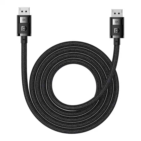 ⁨Kabel przewód DisplayPort High Definition Series 8K 60Hz 3m czarny⁩ w sklepie Wasserman.eu