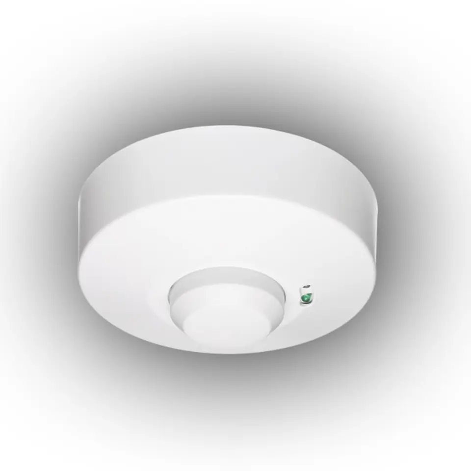 ⁨CZUJNIK RUCHU MIKROFALOWY BIAŁY 360 ST. 1200W 8 METRÓW IP20⁩ w sklepie Wasserman.eu