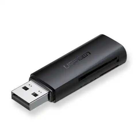 ⁨TF/SD card reader ugreen CM264, USB 3.0 (black)⁩ at Wasserman.eu