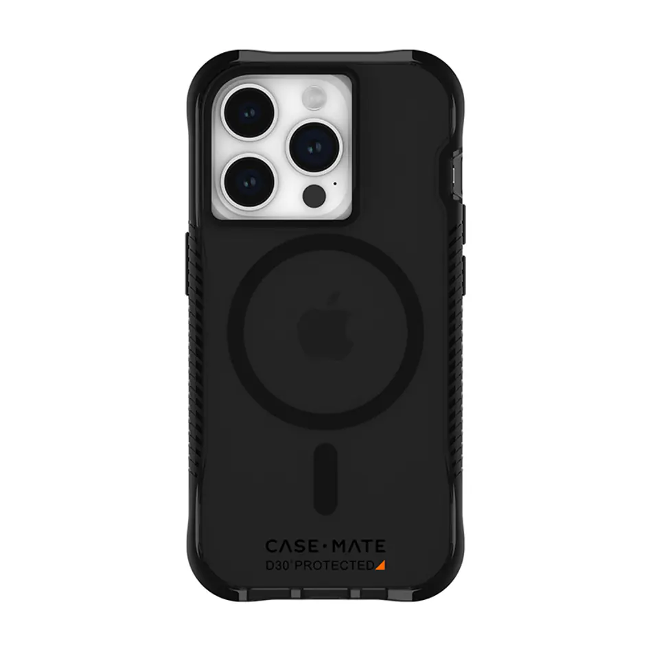 ⁨Case-Mate Tough Grip Plus D3O MagSafe - Etui iPhone 15 Pro (Smoke/Black)⁩ w sklepie Wasserman.eu