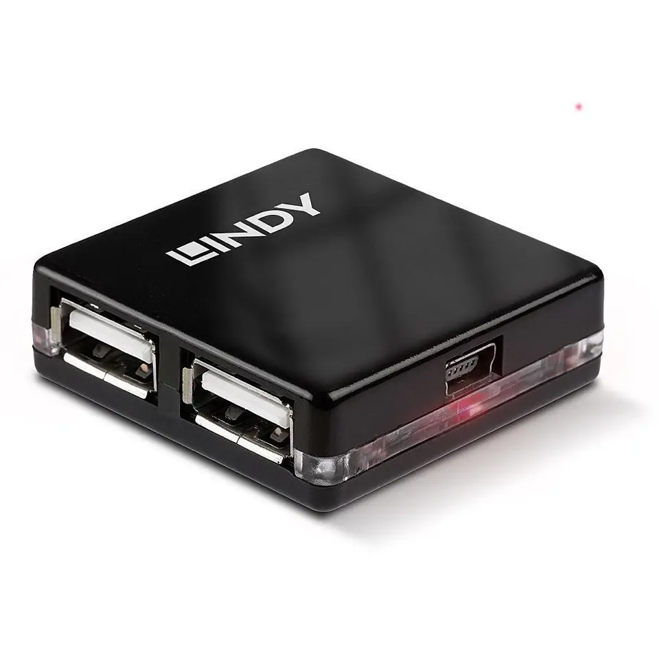 ⁨Lindy Usb 2.0 Mini Hub 4 Port⁩ w sklepie Wasserman.eu