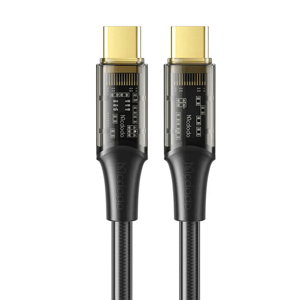 ⁨Kabel USB-C do USB-C Mcdodo CA-2112 100W 1.8m (czarny)⁩ w sklepie Wasserman.eu