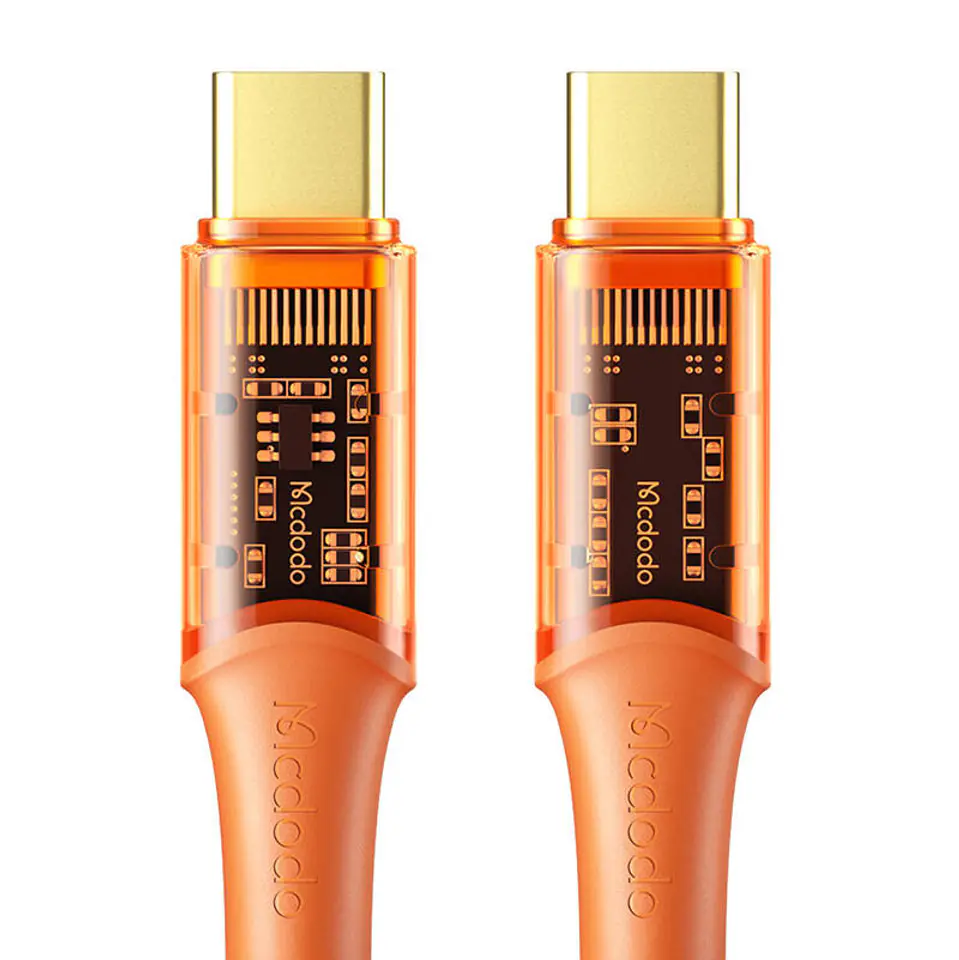 ⁨Kabel USB-C do USB-C Mcdodo CA-2113 100W 1.8m (pomarańczowy)⁩ w sklepie Wasserman.eu