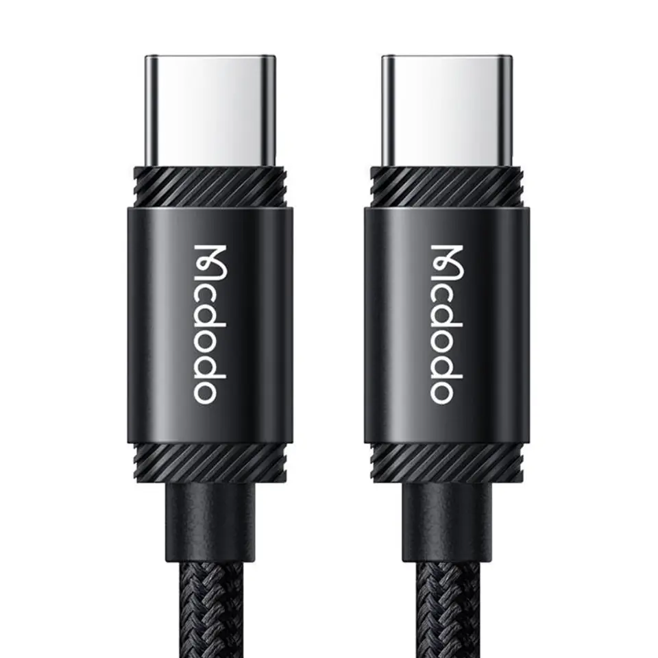 ⁨Kabel USB-C do USB-C Mcdodo CA-3680, 240W, 1,2m (czarny)⁩ w sklepie Wasserman.eu