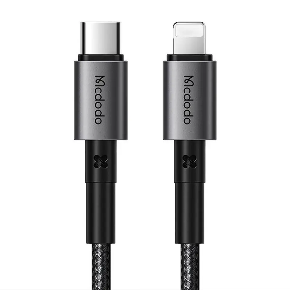 ⁨Kabel USB-C do Lightning Mcdodo CA-2850, 36W, 1,2m (czarny)⁩ w sklepie Wasserman.eu