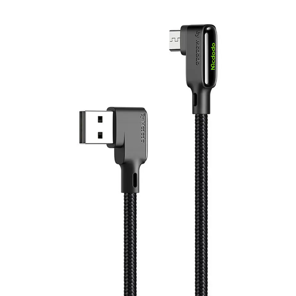 ⁨Kabel USB-A - MicroUSB Mcdodo CA-7531, 1,8m (czarny)⁩ w sklepie Wasserman.eu