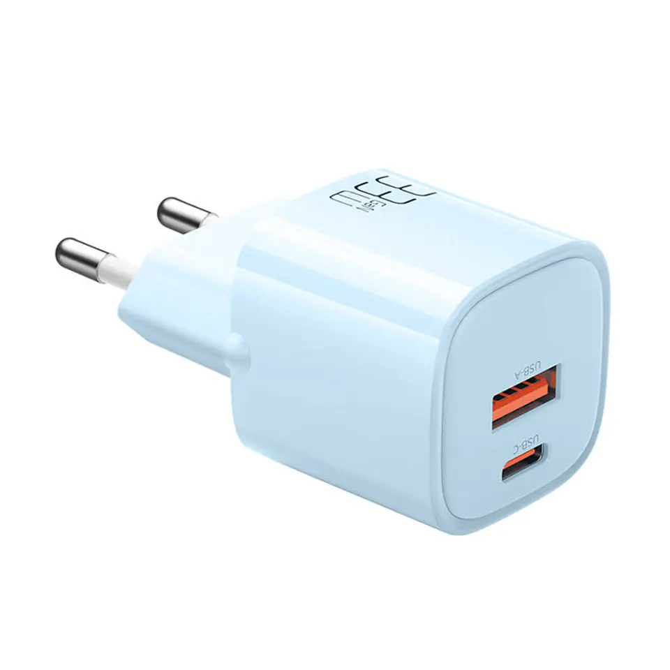 ⁨Ładowarka sieciowa GaN 33W Mcdodo CH-0154 USB-C, USB-A (niebieska)⁩ w sklepie Wasserman.eu