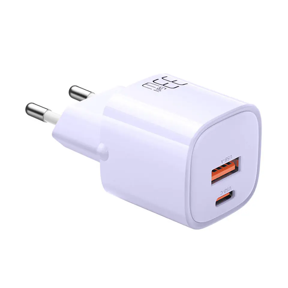 ⁨Ładowarka sieciowa GaN 33W Mcdodo CH-0155 USB-C, USB-A (fioletowa)⁩ w sklepie Wasserman.eu