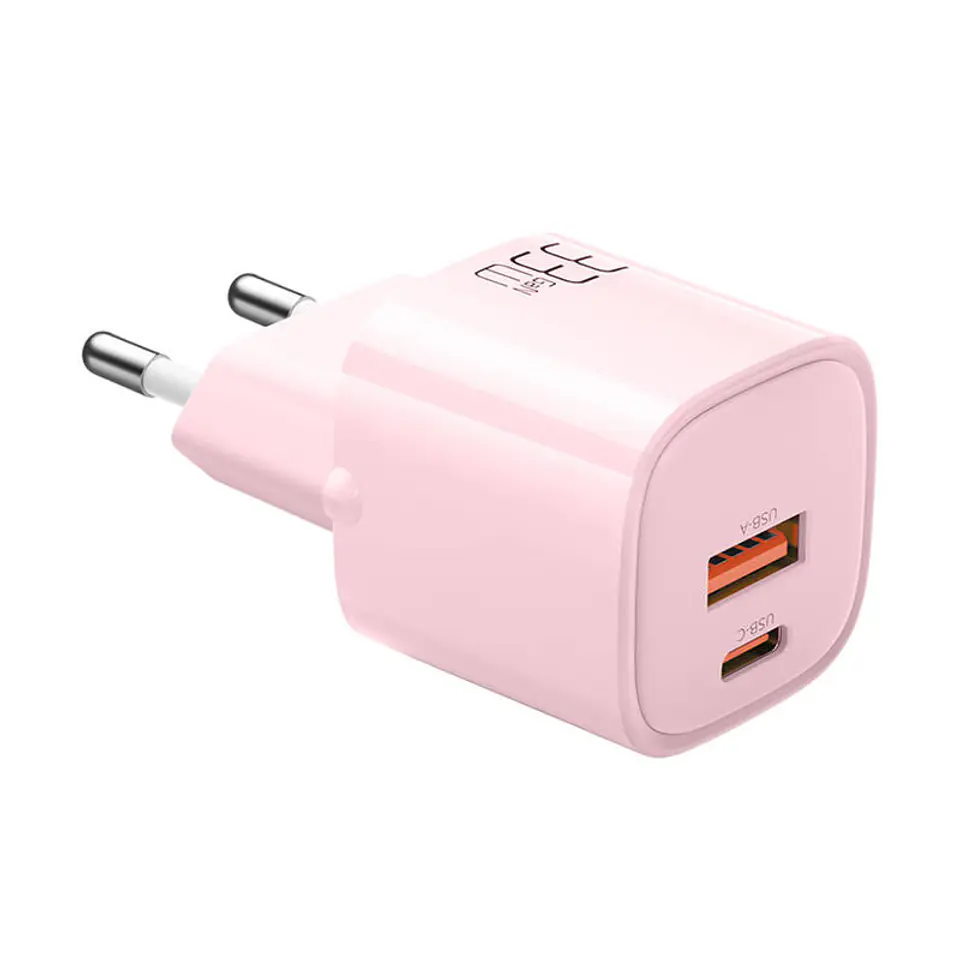 ⁨Ładowarka sieciowa GaN 33W Mcdodo CH-0156 USB-C, USB-A (różowa)⁩ w sklepie Wasserman.eu