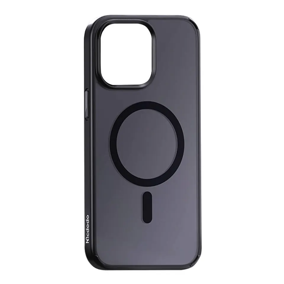 ⁨Etui McDodo Magnetic do iPhone 15 Plus (czarny)⁩ w sklepie Wasserman.eu