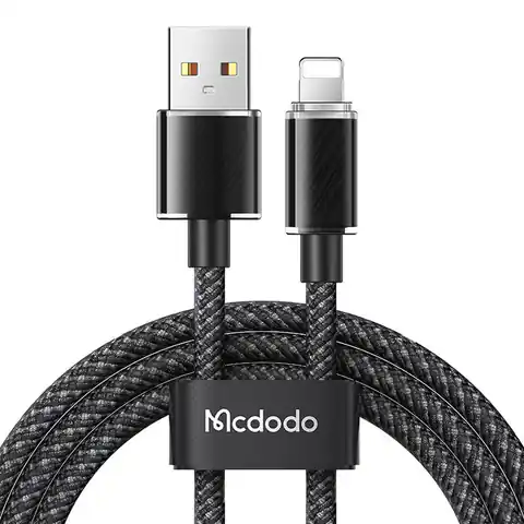 ⁨Kabel USB-A do Lightning Mcdodo CA-3640, 1,2m (czarny)⁩ w sklepie Wasserman.eu