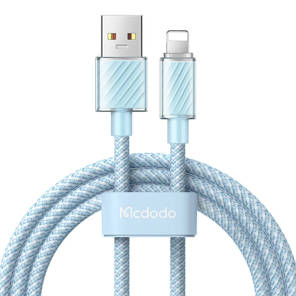 ⁨Kabel USB-A do Lightning Mcdodo CA-3644, 2m (niebieski)⁩ w sklepie Wasserman.eu