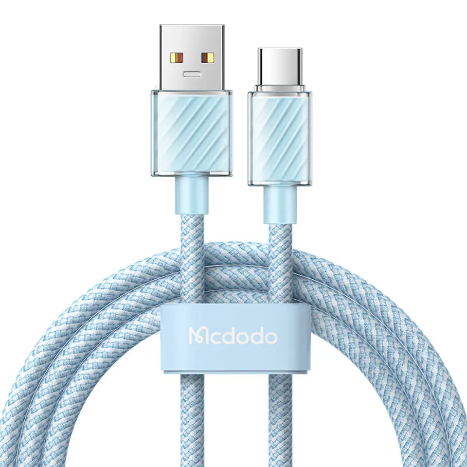 ⁨Kabel USB-A do USB-C Mcdodo CA-3651, 1.2m (niebieski)⁩ w sklepie Wasserman.eu