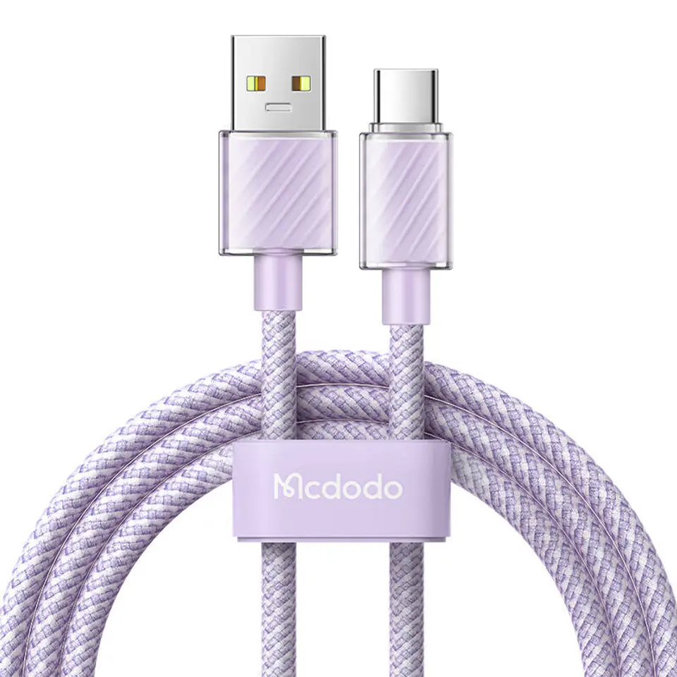 ⁨Kabel USB-A do Lightning Mcdodo CA-3652, 1.2m (fioletowy)⁩ w sklepie Wasserman.eu