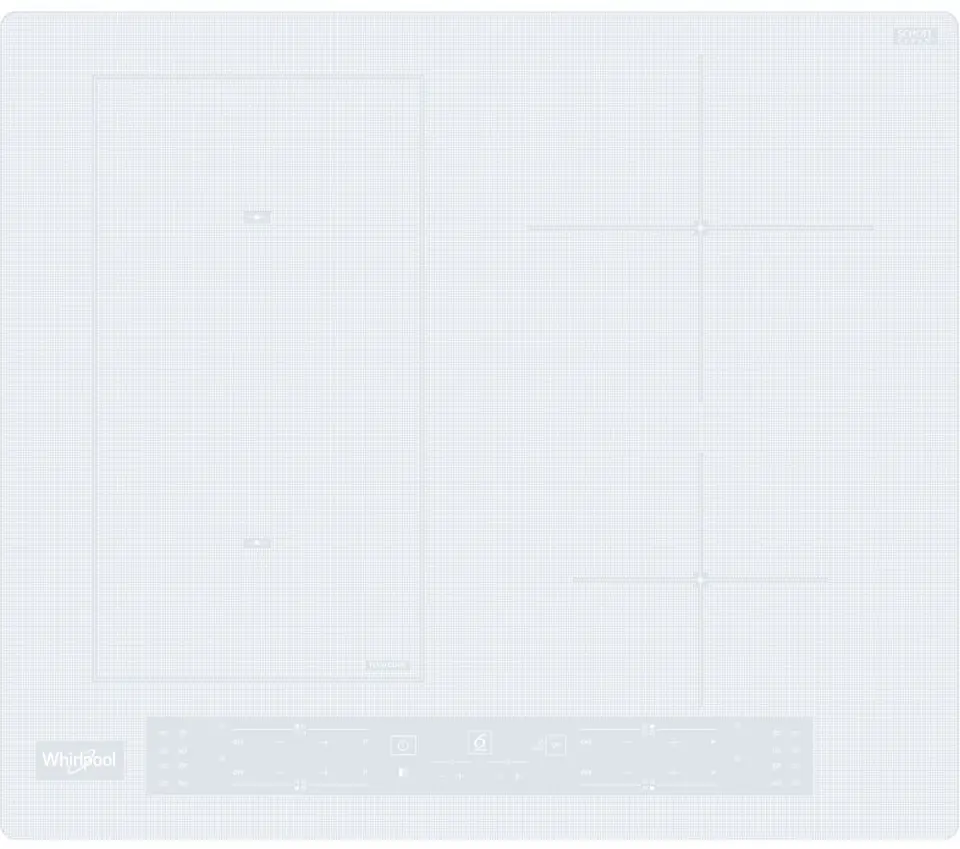 ⁨Whirlpool WL B4560 NE/W White Built-in 59 cm Zone induction hob 4 zone(s)⁩ at Wasserman.eu