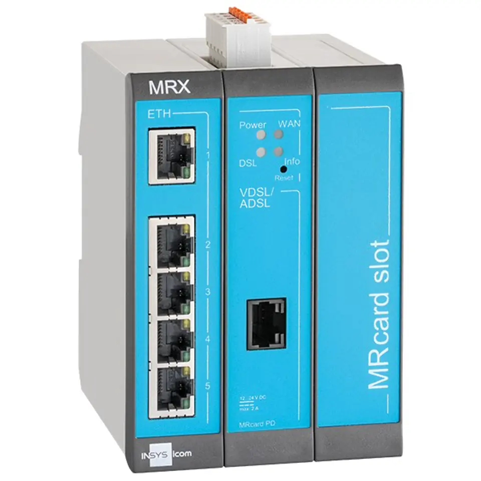 ⁨INSYS icom MRX3 DSL-B, modułowy router VDSL/ADSL⁩ w sklepie Wasserman.eu