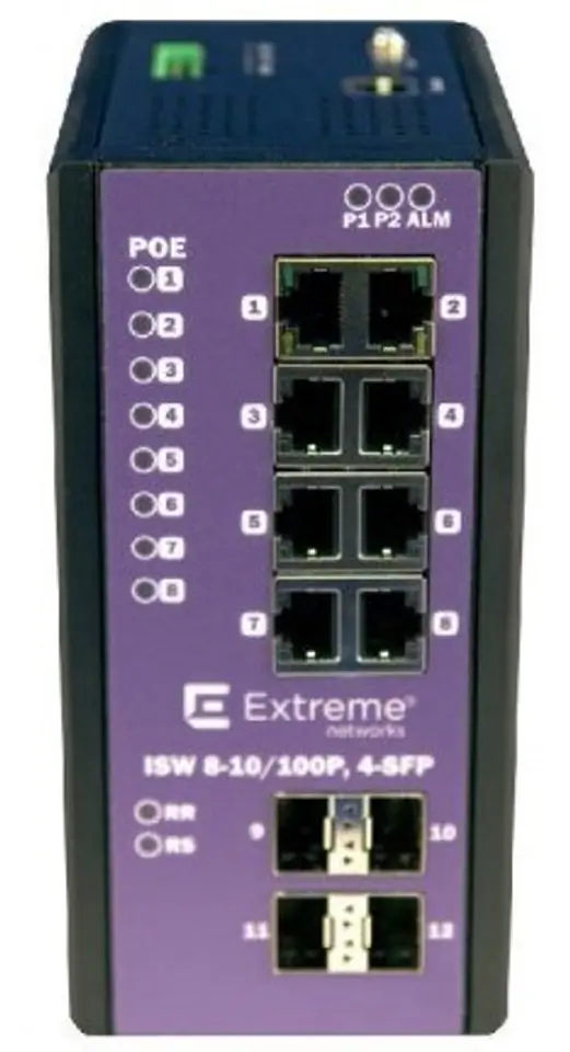 ⁨Extreme Networks ISW 8-10/100P4-SFP/8-PORT POE+ 10/100 W/4-PORT IN⁩ w sklepie Wasserman.eu