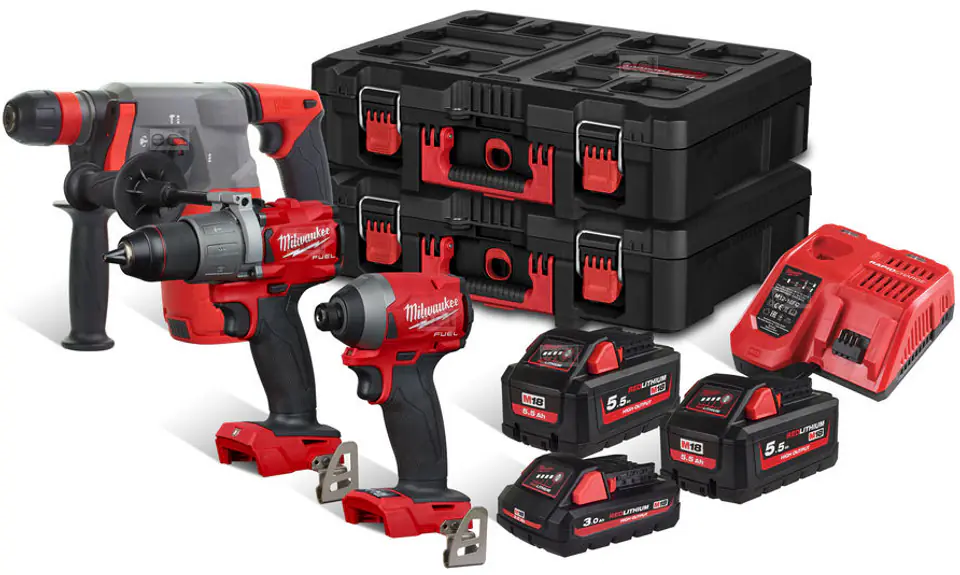 ZESTAW COMBO KIT M18FPD2 + M18CHX + M18FID2 1*3.0AH 2*5.5AH w sklepie Wasserman.eu