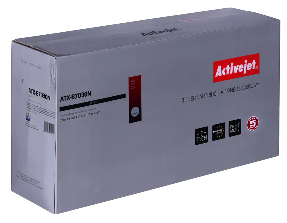 ⁨Activejet ATX-B7030N Toner (replacement for XEROX 106R03395; Supreme; 15000 pages; black)⁩ at Wasserman.eu