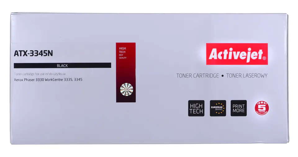 ⁨Activejet ATX-3345N Toner (zamiennik XEROX 106R03773; Supreme; 3000 stron; czarny)⁩ w sklepie Wasserman.eu