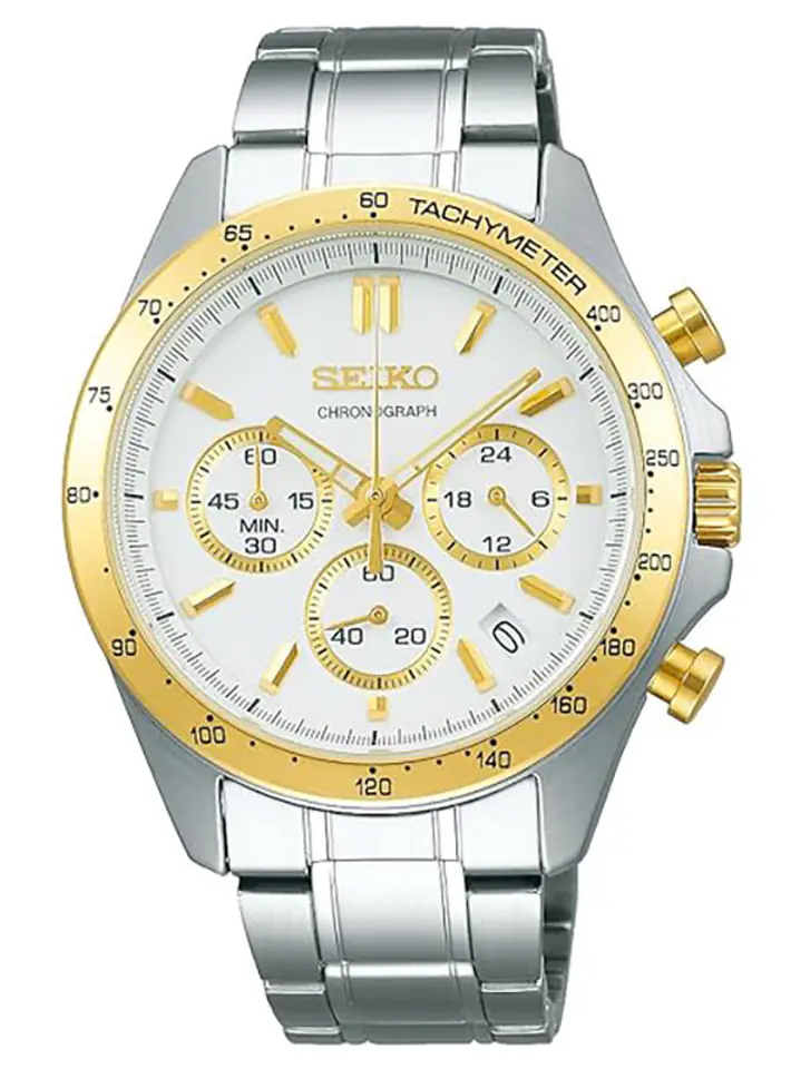 ⁨ZEGAREK MĘSKI SEIKO CHRONOGRAPH CASUAL QUARTZ SBTR024 + BOX⁩ w sklepie Wasserman.eu