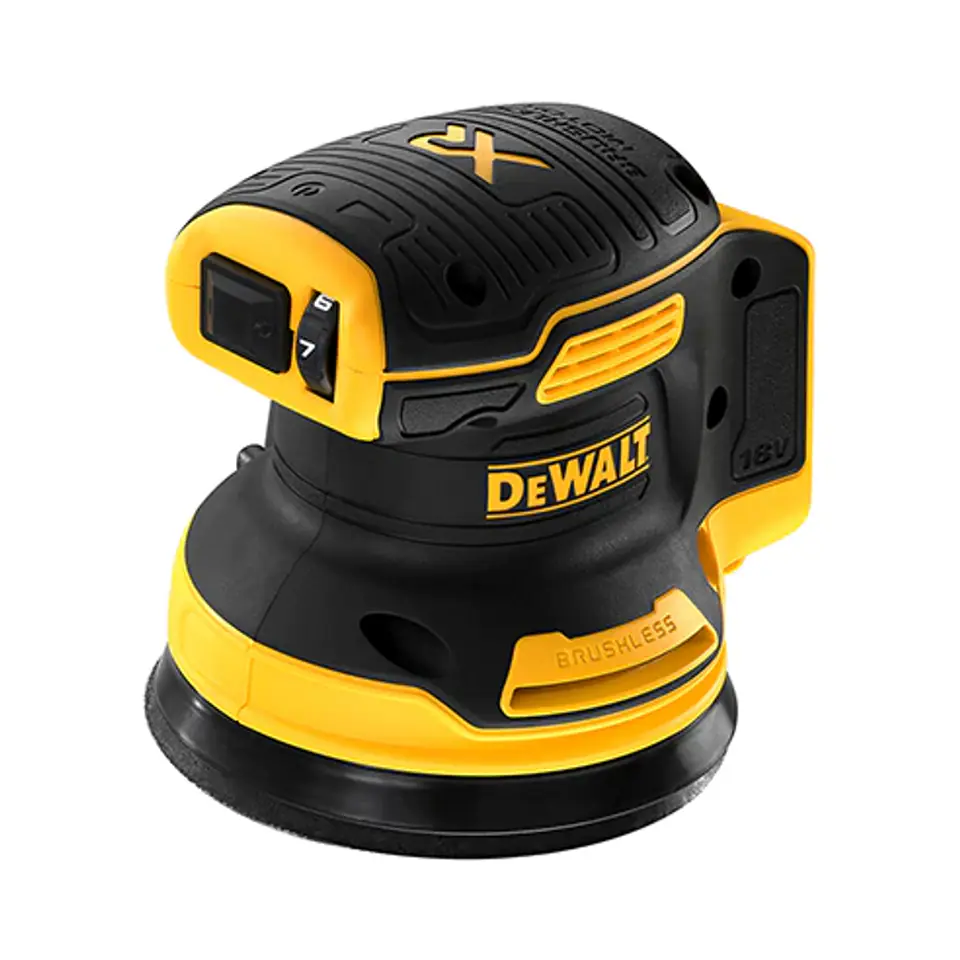 DeWALT DCW210N Tragbares Schleifgerät Plattenschleifer XR 18V 12000 OPM Schwarz, Gelb im Wasserman.eu