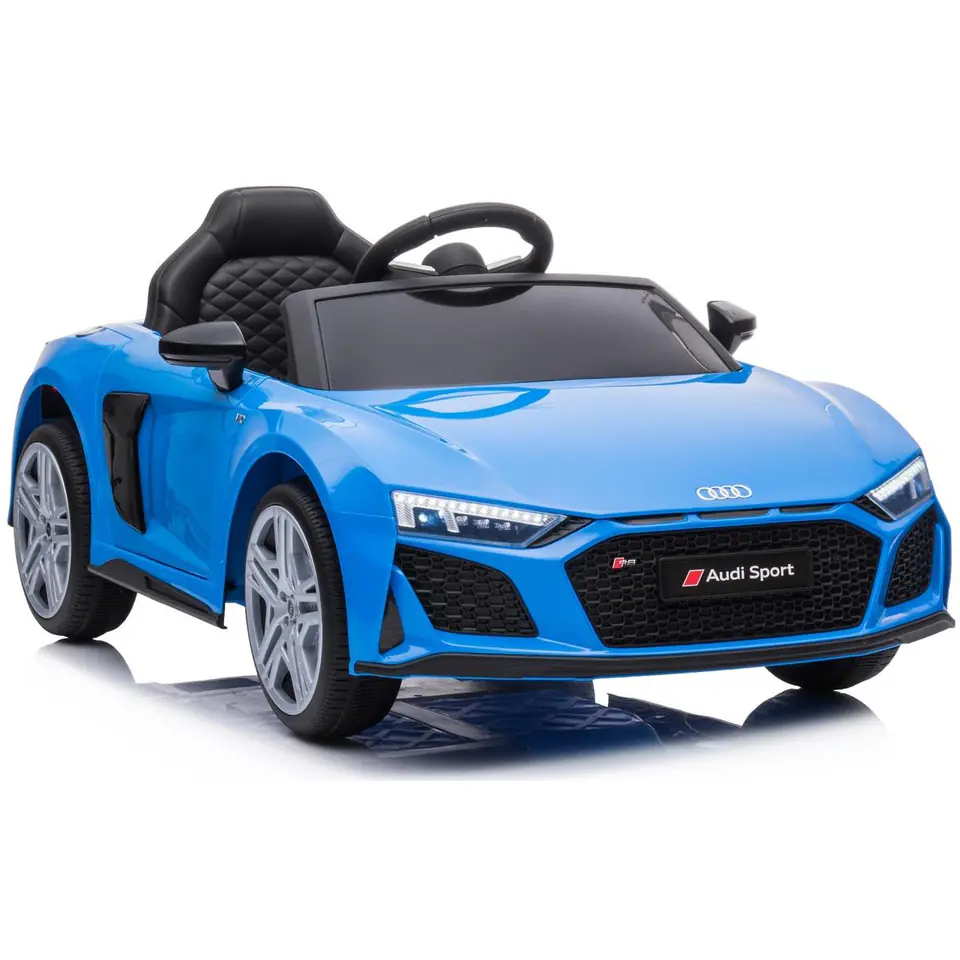 ⁨SAMOCHÓD NA AKUMULATOR LICENCJA AUDI R8 SPYDER NIEBIESKI⁩ w sklepie Wasserman.eu