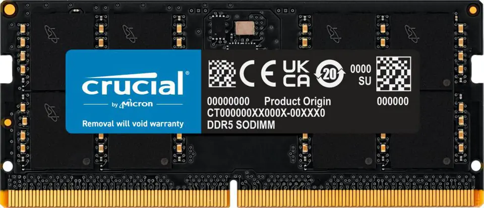 ⁨Pamięć CRUCIAL SODIMM DDR5 32GB 4800MHz 1.1V SINGLE⁩ at Wasserman.eu