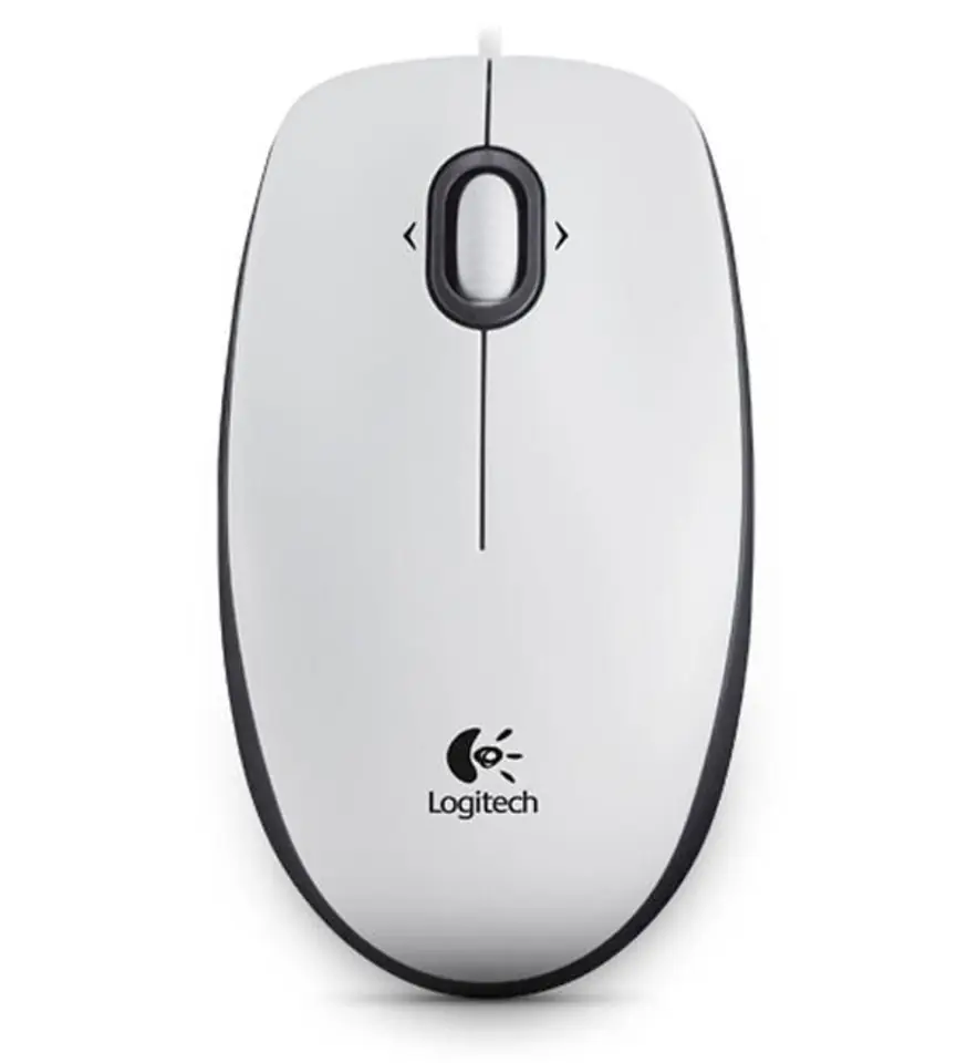 ⁨Logitech M100, Corded mouse,White⁩ w sklepie Wasserman.eu