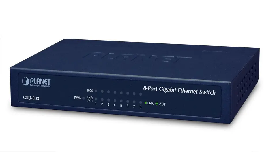 Planet 8-P 10/100/1000Mbps Gigabit w sklepie Wasserman.eu