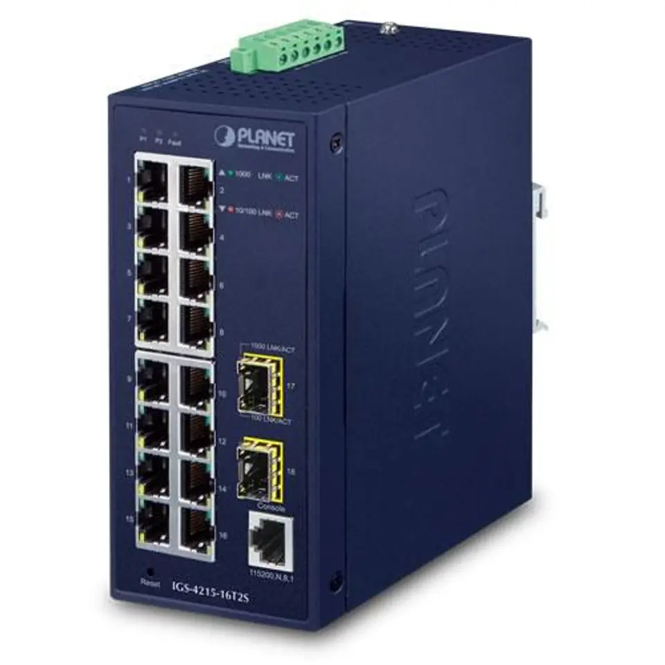 Planet IP30 Industrial L2/L4 16-Port w sklepie Wasserman.eu