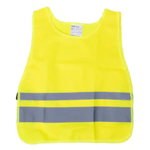 ⁨01736 Children's warning vest yellow SVK-03 with certificate⁩ at Wasserman.eu