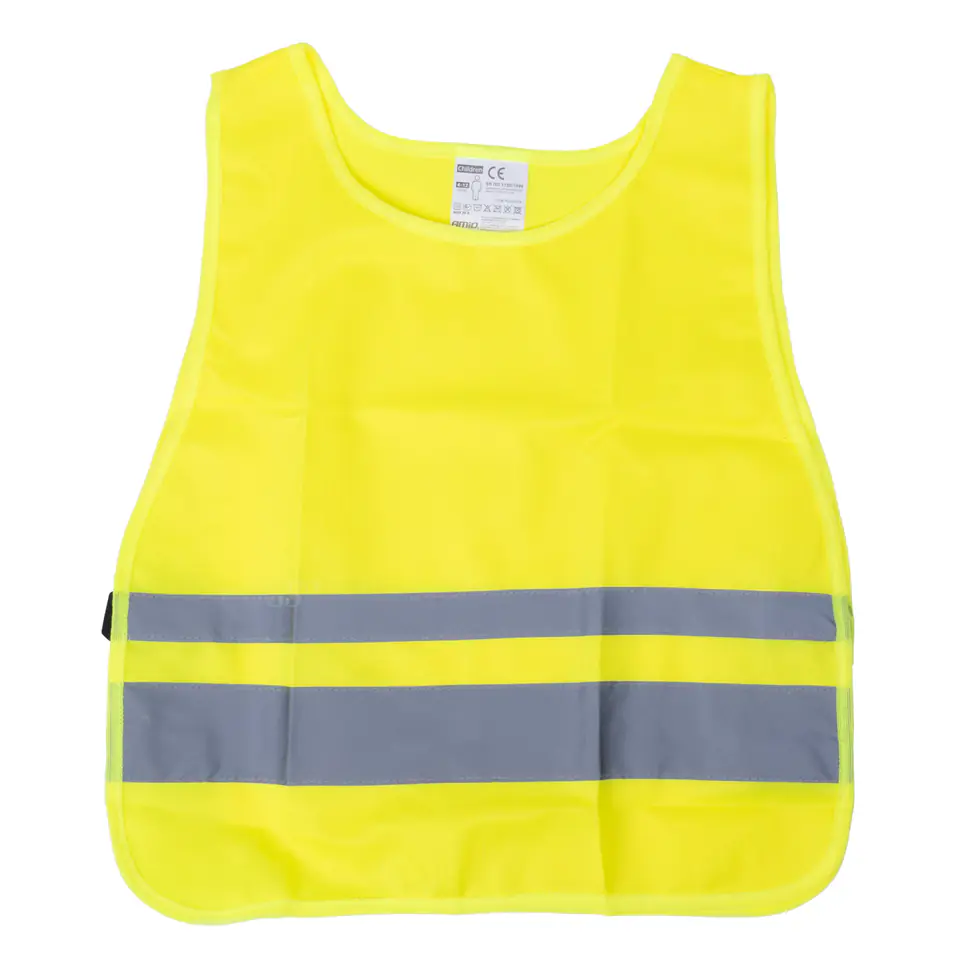 ⁨01736 Children's warning vest yellow SVK-03 with certificate⁩ at Wasserman.eu