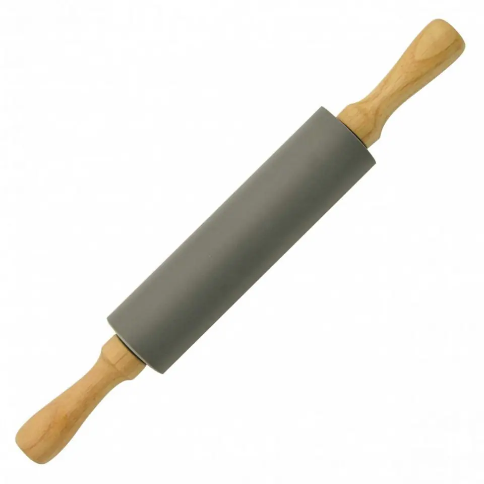 ⁨SILICONE ROLLING PIN FOR DOUGH 39cm KINGHOFF KH-1628⁩ at Wasserman.eu