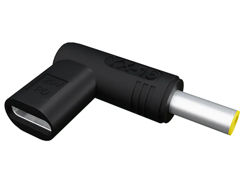 ⁨Adapter USB gniazdo USB-C-wtyk DC3,0/5,5⁩ w sklepie Wasserman.eu