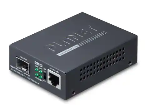 ⁨PLANET GT805A network media converter 1000 Mbit/s Multi-mode Black⁩ at Wasserman.eu