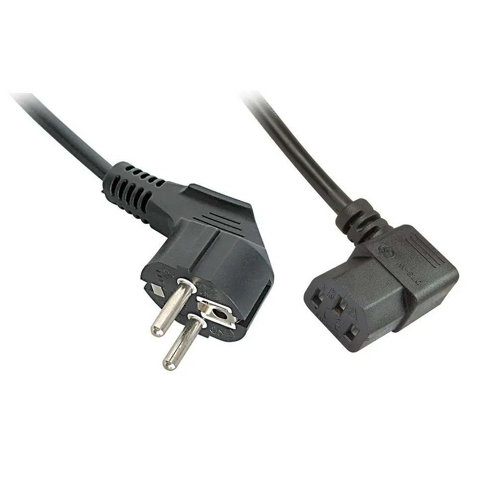 Lindy 2m Schuko to C13 Angled Mains w sklepie Wasserman.eu