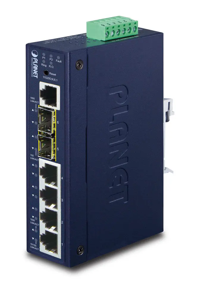 ⁨PLANET IGS-5225-4T2S network switch Managed L2+ Gigabit Ethernet (10/100/1000) Blue⁩ at Wasserman.eu