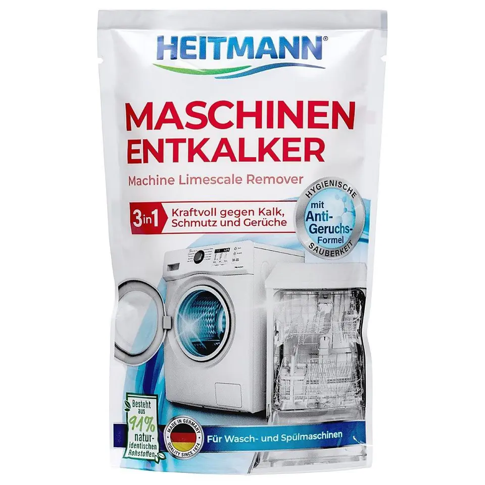 ⁨HEITMANN Descaler for washing machines/washers k 175g⁩ at Wasserman.eu