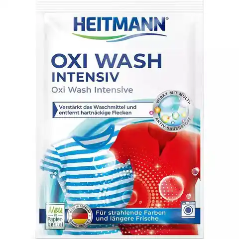 ⁨HEITMANN OXI Wash Intesiv 50g Odplamiacz saszetka⁩ w sklepie Wasserman.eu