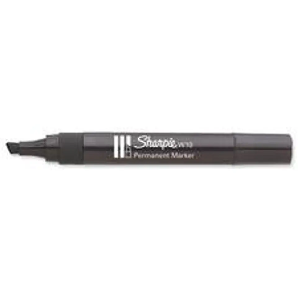 ⁨BEVELLED MARKER BLACK W10 1.5-5.0MM⁩ at Wasserman.eu